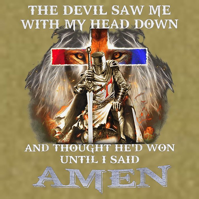 The Devil Saw Me With My Head Down Thought He Won Garment-Dyed Women's Muscle Tee