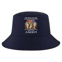 The Devil Saw Me With My Head Down Thought He Won Cool Comfort Performance Bucket Hat