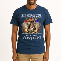 The Devil Saw Me With My Head Down Thought He Won Tall T-Shirt