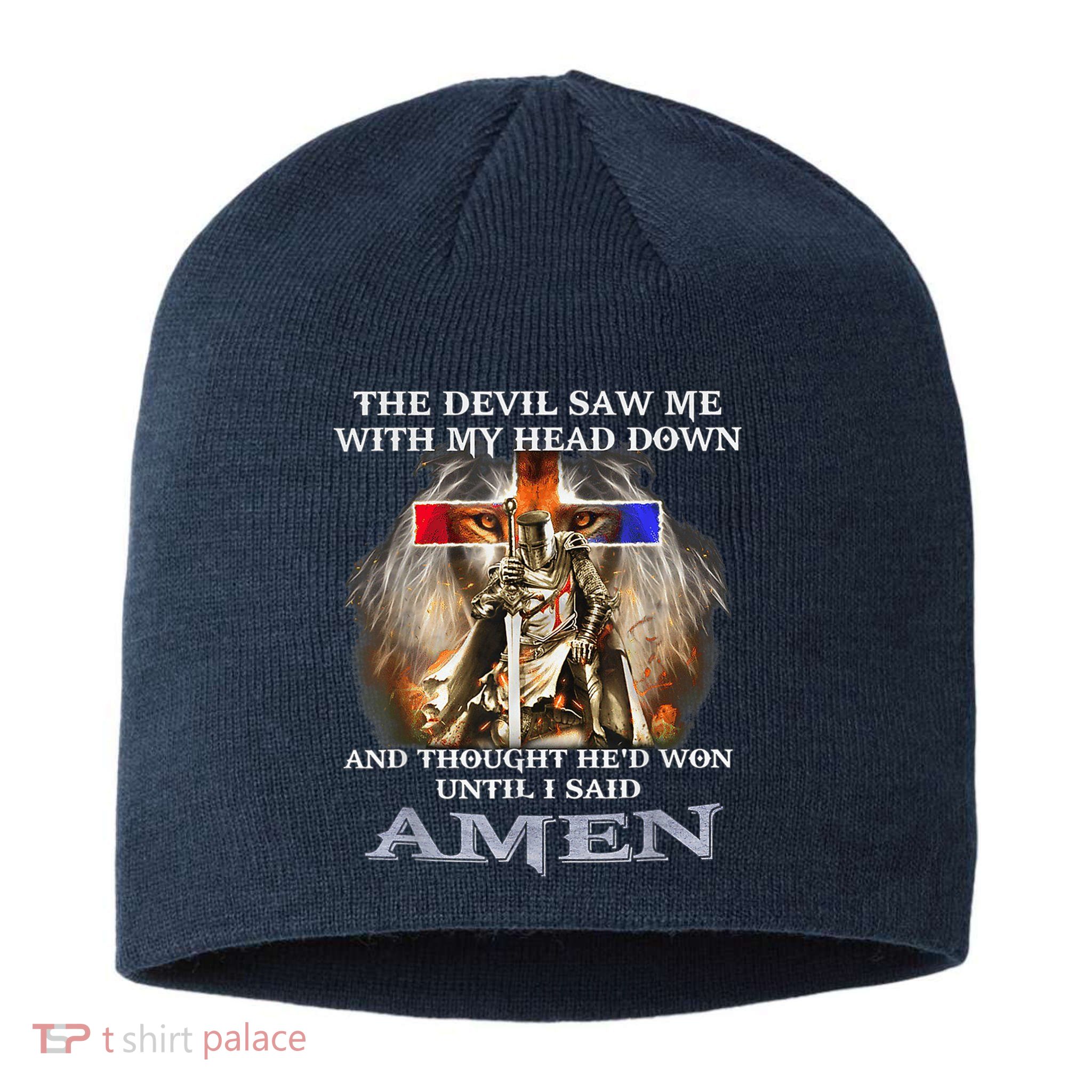 The Devil Saw Me With My Head Down Thought He Won Sustainable Beanie