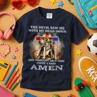 The Devil Saw Me With My Head Down Thought He Won Kids T-Shirt