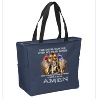The Devil Saw Me With My Head Down Thought He Won Zip Tote Bag