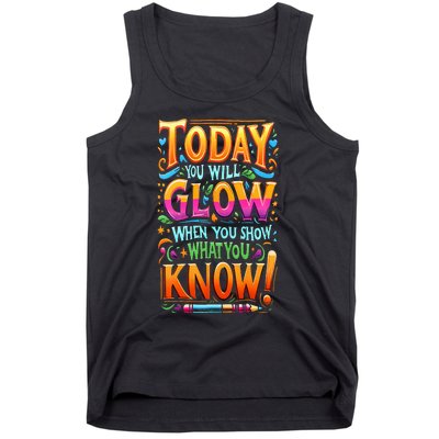 Testing Day Show What You Know Teacher Do Not Stress Tank Top