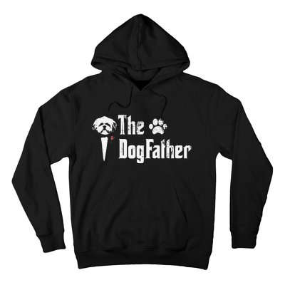 The Dogfather Shih Tzu Dog Dad Father's Day Gift Hoodie