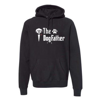 The Dogfather Shih Tzu Dog Dad Father's Day Gift Premium Hoodie