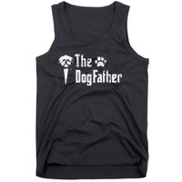 The Dogfather Shih Tzu Dog Dad Father's Day Gift Tank Top