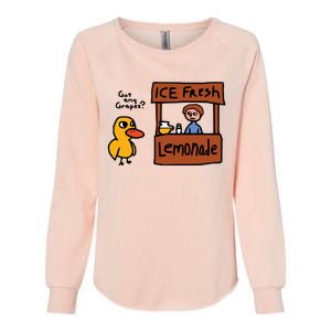 The Duck Song Got Any Grapes Funny Meme Womens California Wash Sweatshirt