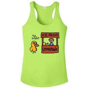 The Duck Song Got Any Grapes Funny Meme Ladies PosiCharge Competitor Racerback Tank