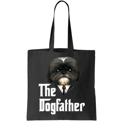 The Dogfather Shih Tzu Dad Shih Tzu Papa Funny Dog Owner Bag