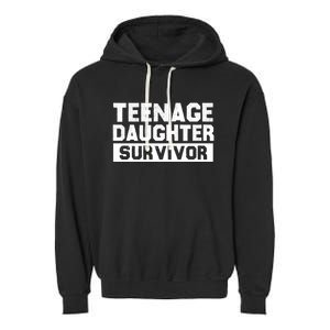 Teenage Daughter Survivor Garment-Dyed Fleece Hoodie