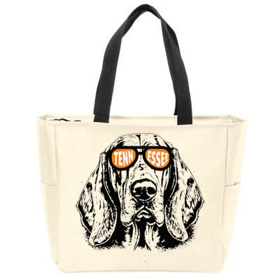Tennessee Dog Sport Lovers Tennessee Coonhound Zip Tote Bag