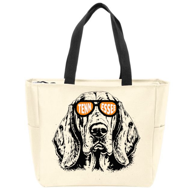 Tennessee Dog Sport Lovers Tennessee Coonhound Zip Tote Bag