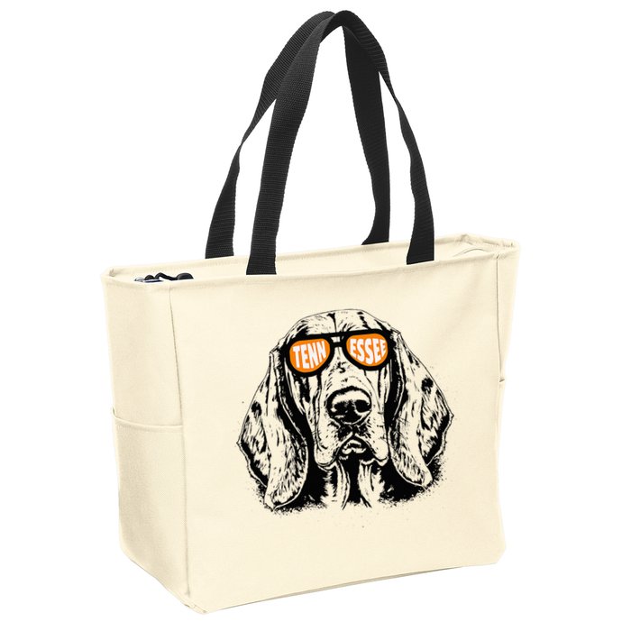 Tennessee Dog Sport Lovers Tennessee Coonhound Zip Tote Bag