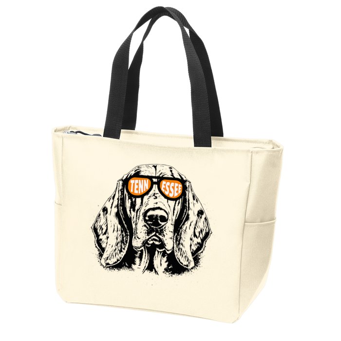 Tennessee Dog Sport Lovers Tennessee Coonhound Zip Tote Bag