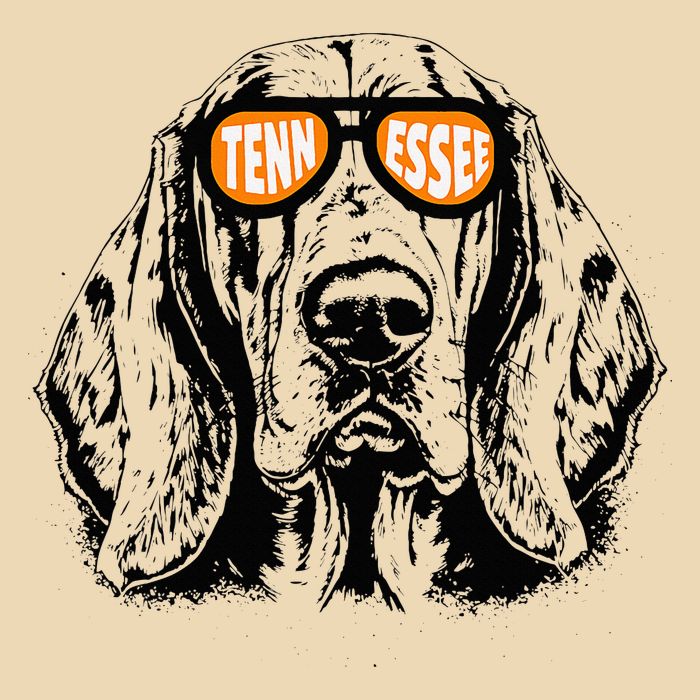 Tennessee Dog Sport Lovers Tennessee Coonhound Zip Tote Bag