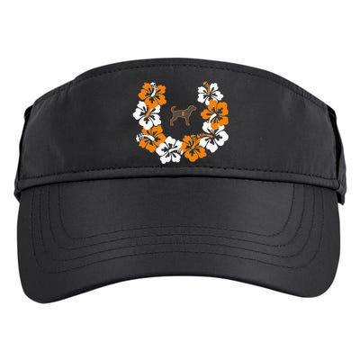 Tennessee Dog Sport Lovers Coonhound Fan Hawaii Lei Adult Drive Performance Visor