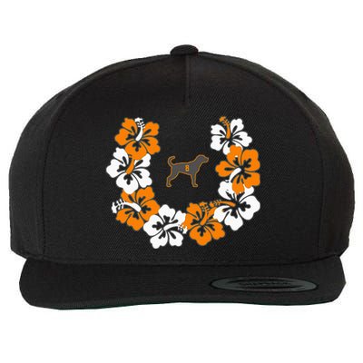 Tennessee Dog Sport Lovers Coonhound Fan Hawaii Lei Wool Snapback Cap