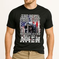 The Devil Saw Me With My Head Down Thought HeD Won On Back Performance Shirt