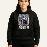 The Devil Saw Me With My Head Down Thought HeD Won On Back Hoodie
