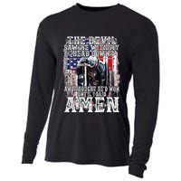 The Devil Saw Me With My Head Down Thought HeD Won On Back Cooling Performance Long Sleeve Crew