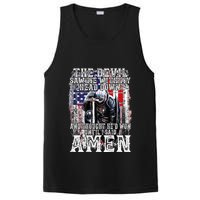 The Devil Saw Me With My Head Down Thought HeD Won On Back PosiCharge Competitor Tank