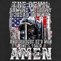The Devil Saw Me With My Head Down Thought HeD Won On Back Golf Towel