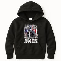 The Devil Saw Me With My Head Down Thought HeD Won On Back Kids Hoodie