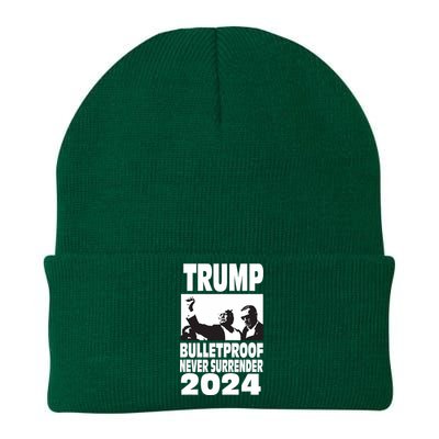 Teflon Don Trump 2024 Bulletproof Never Surrender Legend Knit Cap Winter Beanie