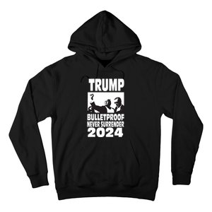 Teflon Don Trump 2024 Bulletproof Never Surrender Legend Hoodie