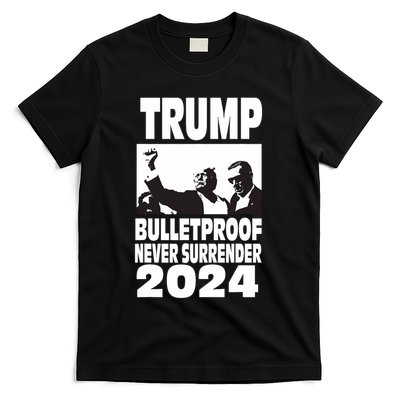Teflon Don Trump 2024 Bulletproof Never Surrender Legend T-Shirt