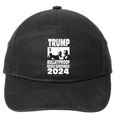 Teflon Don Trump 2024 Bulletproof Never Surrender Legend 7-Panel Snapback Hat