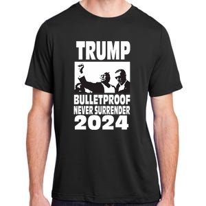 Teflon Don Trump 2024 Bulletproof Never Surrender Legend Adult ChromaSoft Performance T-Shirt