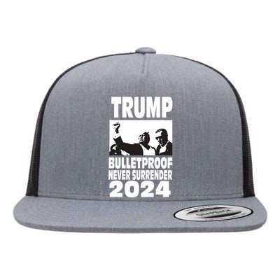 Teflon Don Trump 2024 Bulletproof Never Surrender Legend Flat Bill Trucker Hat