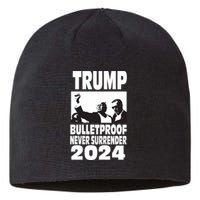 Teflon Don Trump 2024 Bulletproof Never Surrender Legend Sustainable Beanie