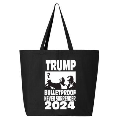 Teflon Don Trump 2024 Bulletproof Never Surrender Legend 25L Jumbo Tote