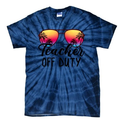 Tie Dye Teacher Off Duty Last Day Of School Teacher Summer Tie-Dye T-Shirt