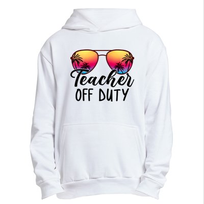 Tie Dye Teacher Off Duty Last Day Of School Teacher Summer Urban Pullover Hoodie