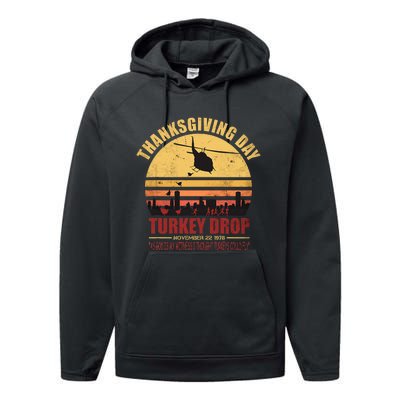 Thanksgiving day Turkey Drop As God Is My Witness Performance Fleece Hoodie