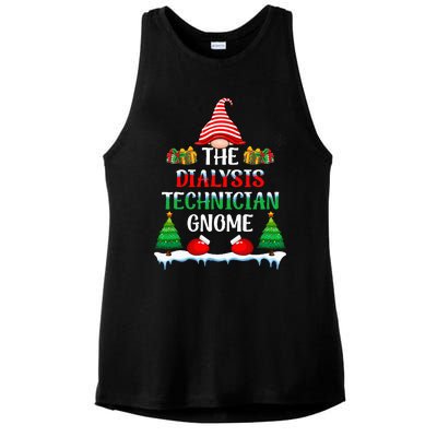 The Dialysis Technician Gnome Kidney Nurse Christmas Ladies PosiCharge Tri-Blend Wicking Tank