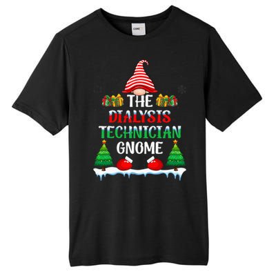 The Dialysis Technician Gnome Kidney Nurse Christmas Tall Fusion ChromaSoft Performance T-Shirt