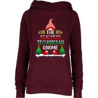 The Dialysis Technician Gnome Kidney Nurse Christmas Womens Funnel Neck Pullover Hood