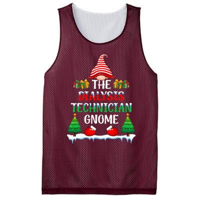 The Dialysis Technician Gnome Kidney Nurse Christmas Mesh Reversible Basketball Jersey Tank