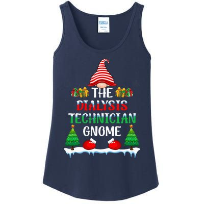 The Dialysis Technician Gnome Kidney Nurse Christmas Ladies Essential Tank