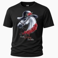 Talk Derby To Me Horse Racing Lover Derby Day Cooling Performance Crew T-Shirt