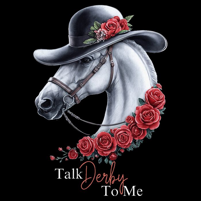 Talk Derby To Me Horse Racing Lover Derby Day Cooling Performance Crew T-Shirt