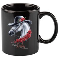 Talk Derby To Me Horse Racing Lover Derby Day 11oz C Handle Ceramic Mug