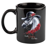 Talk Derby To Me Horse Racing Lover Derby Day 11oz C Handle Ceramic Mug