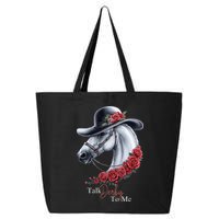 Talk Derby To Me Horse Racing Lover Derby Day 25L Jumbo Tote