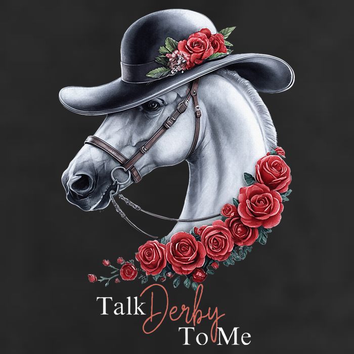 Talk Derby To Me Horse Racing Lover Derby Day 25L Jumbo Tote