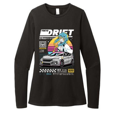 Tokyo Drift Womens CVC Long Sleeve Shirt